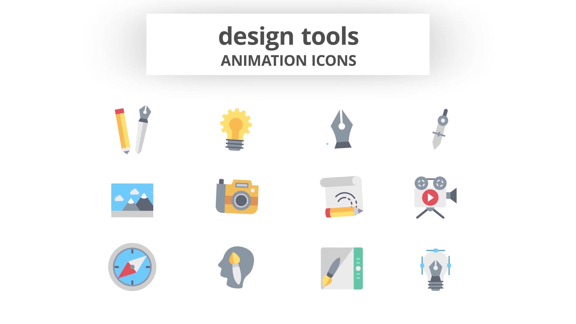 Design Tools Animation Icons (MOGRT) Videohive 26755670 Premiere Pro Image 7