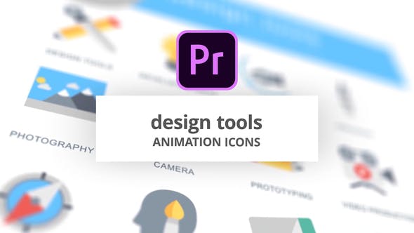 Design Tools Animation Icons (MOGRT) - Download Videohive 26755670
