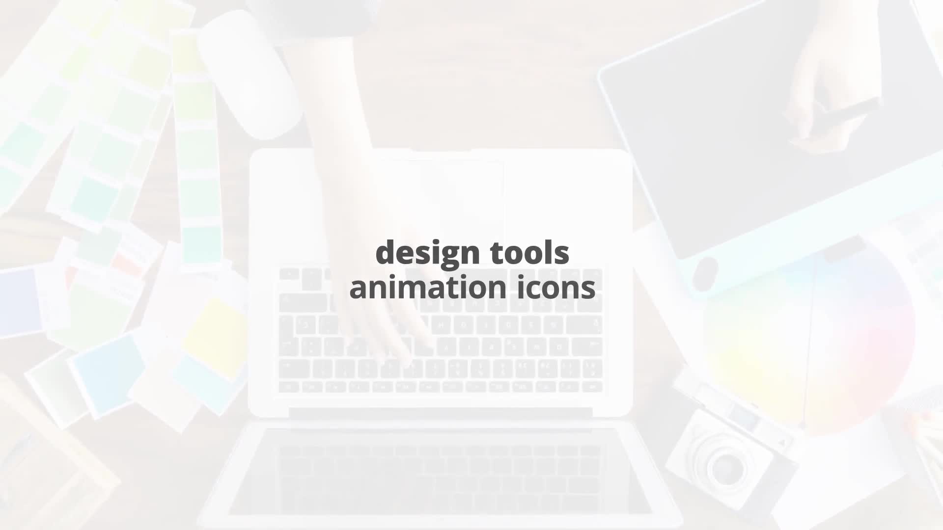 Design Tools Flat Animated Icons Videohive 24429337 After Effects Image 1