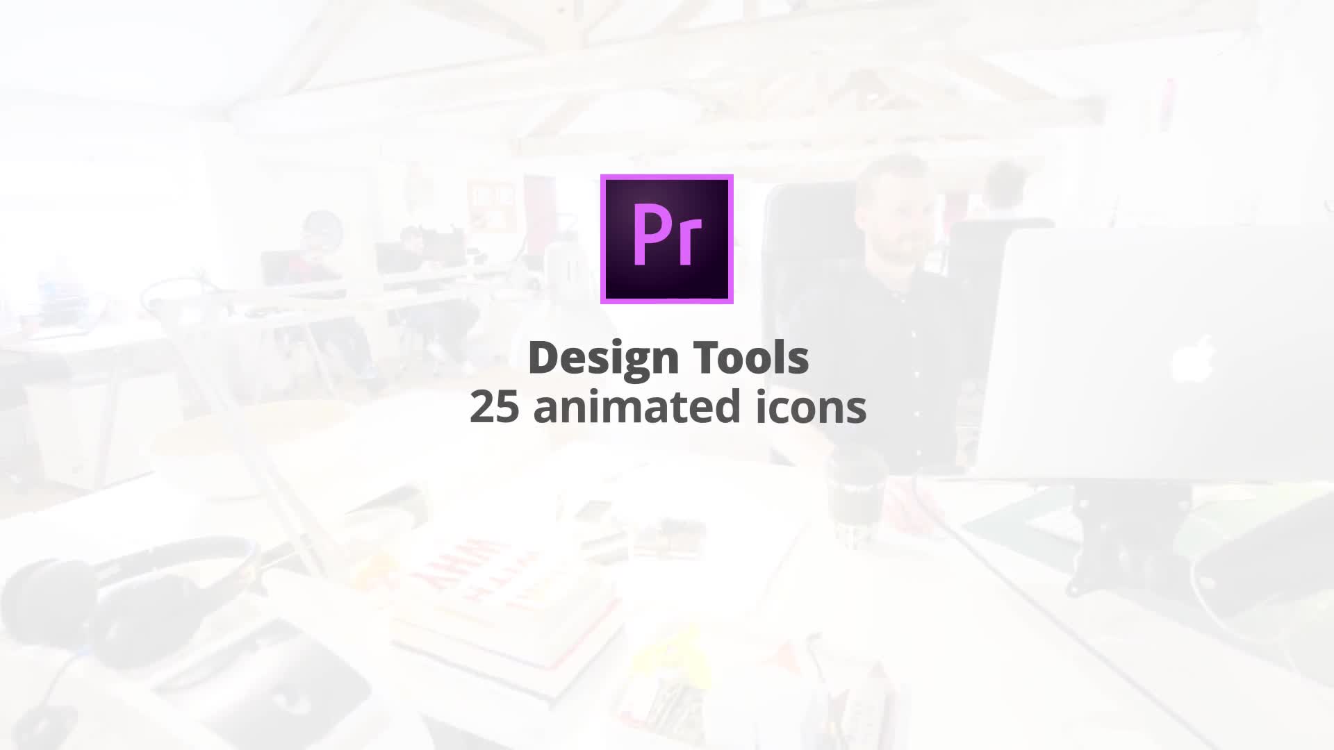 Design Tools – Flat Animation Icons (MOGRT) Videohive 23662252 Premiere Pro Image 1