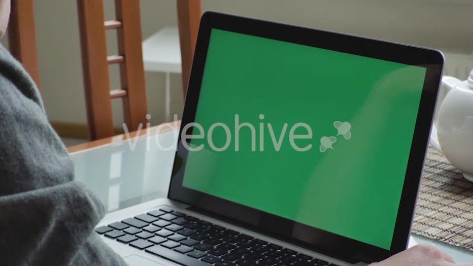 Designer Laptop Display With Green Screen  Videohive 11038667 Stock Footage Image 6