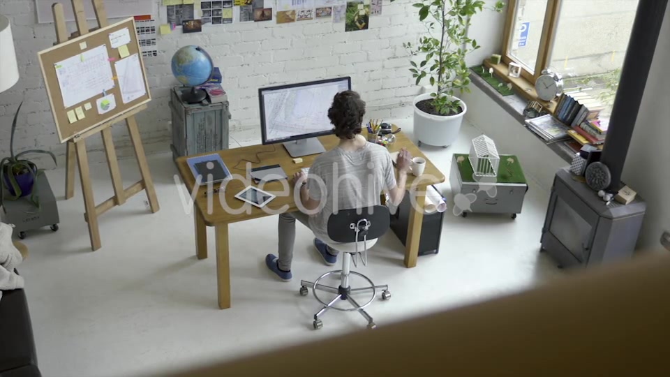 Designer Working In Creative Agency Office Studio  Videohive 12849978 Stock Footage Image 10