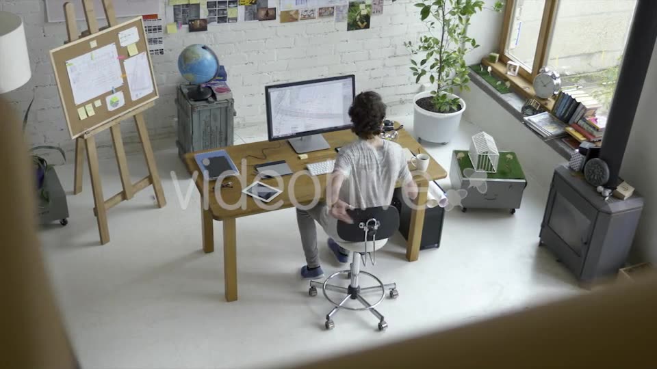 Designer Working In Creative Agency Office Studio  Videohive 12849978 Stock Footage Image 2