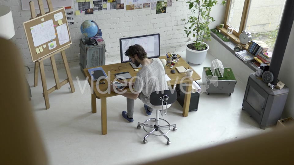 Designer Working In Creative Agency Office Studio  Videohive 12849978 Stock Footage Image 3