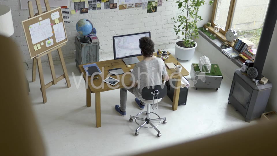 Designer Working In Creative Agency Office Studio  Videohive 12849978 Stock Footage Image 4