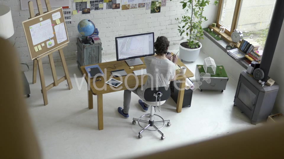 Designer Working In Creative Agency Office Studio  Videohive 12849978 Stock Footage Image 7