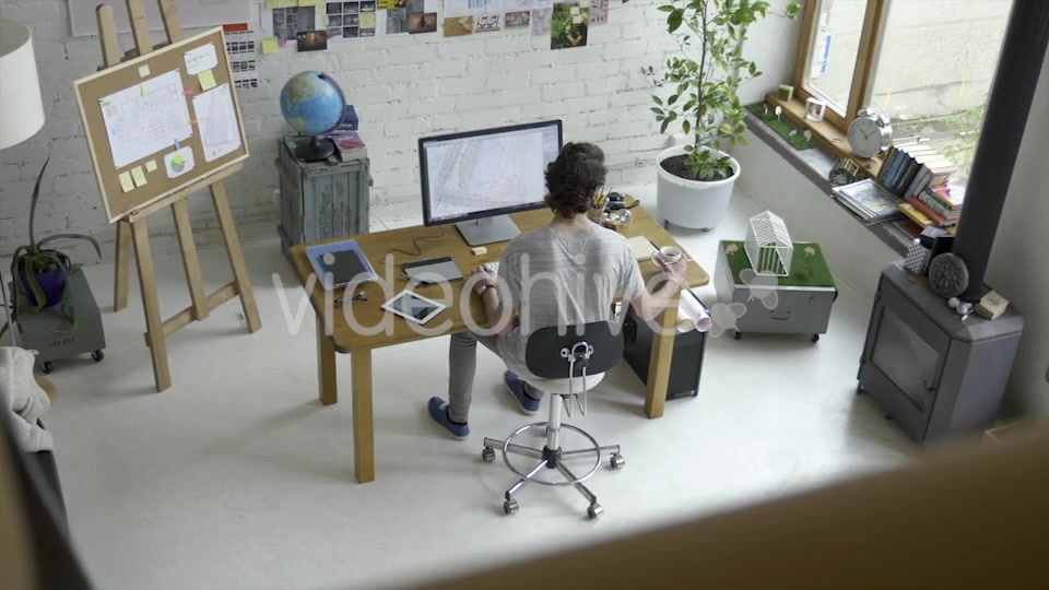 Designer Working In Creative Agency Office Studio  Videohive 12849978 Stock Footage Image 8