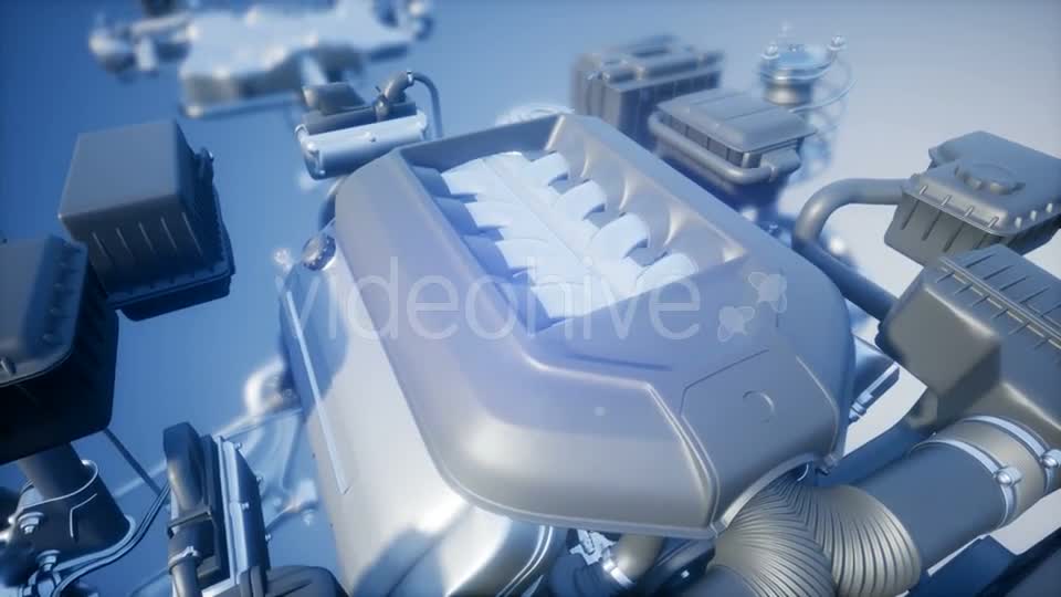 Detailed Car Engine and Other Parts - Download Videohive 21041270