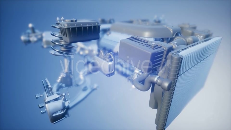 Detailed Car Engine and Other Parts - Download Videohive 21041270