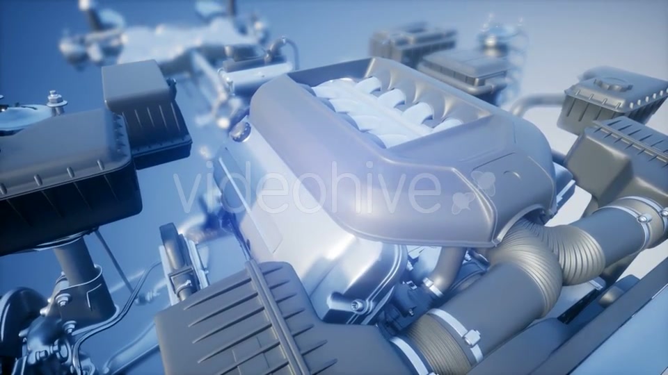 Detailed Car Engine and Other Parts - Download Videohive 21041270