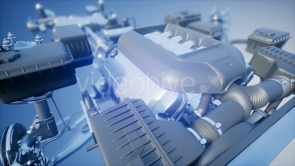 Detailed Car Engine and Other Parts - Download Videohive 21041270