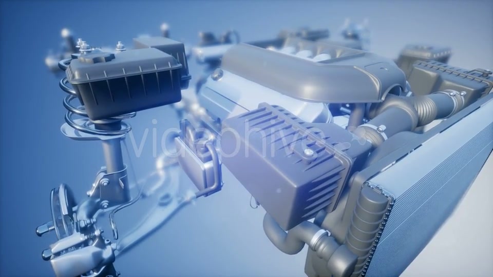 Detailed Car Engine and Other Parts - Download Videohive 21041270