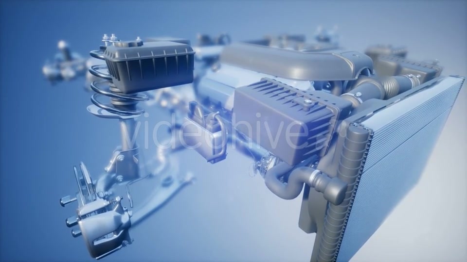 Detailed Car Engine and Other Parts - Download Videohive 21041270