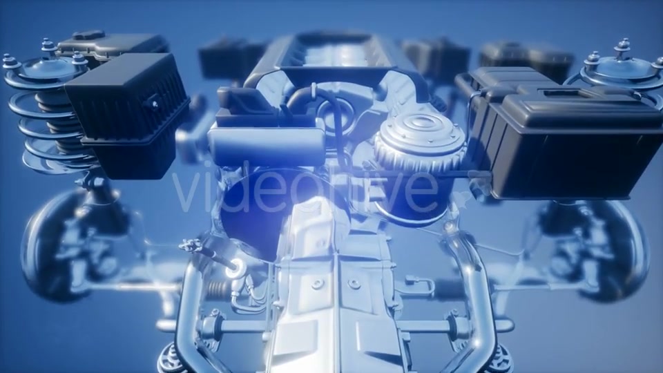 Detailed Car Engine and Other Parts - Download Videohive 21118110