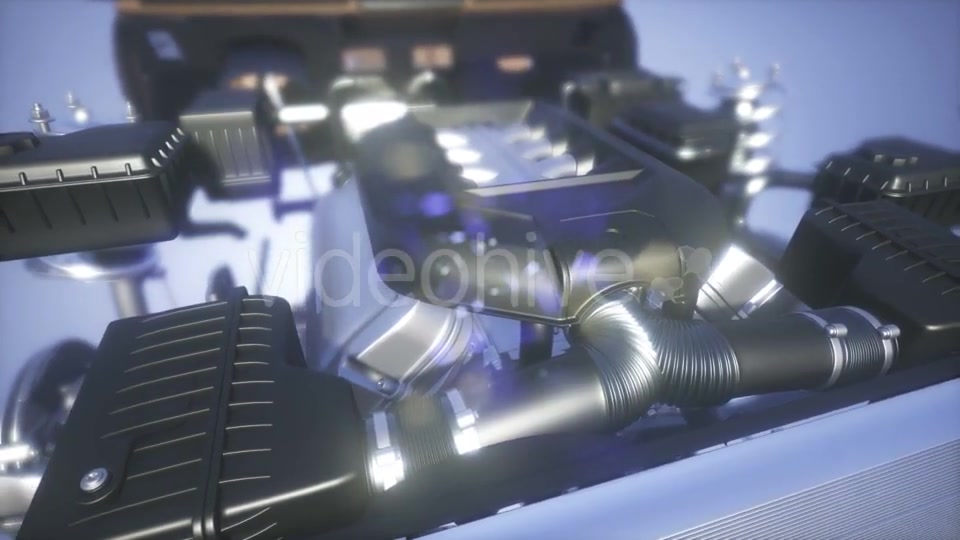 Detailed Car Engine and Other Parts - Download Videohive 21118505