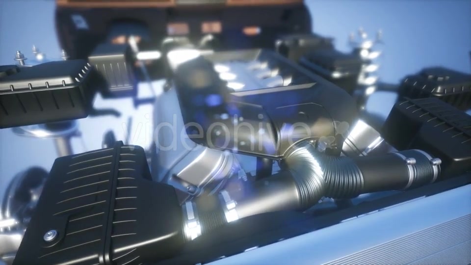 Detailed Car Engine and Other Parts - Download Videohive 21204745