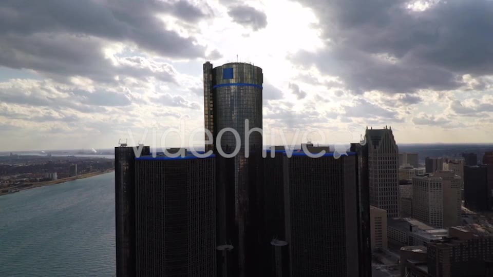 Detroit Aerials  Videohive 11069658 Stock Footage Image 11