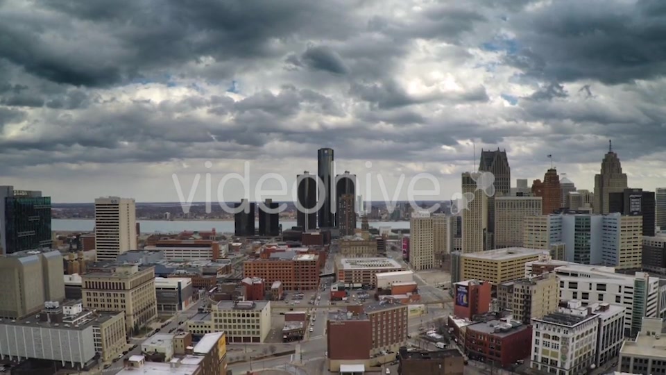 Detroit Aerials  Videohive 11069658 Stock Footage Image 7