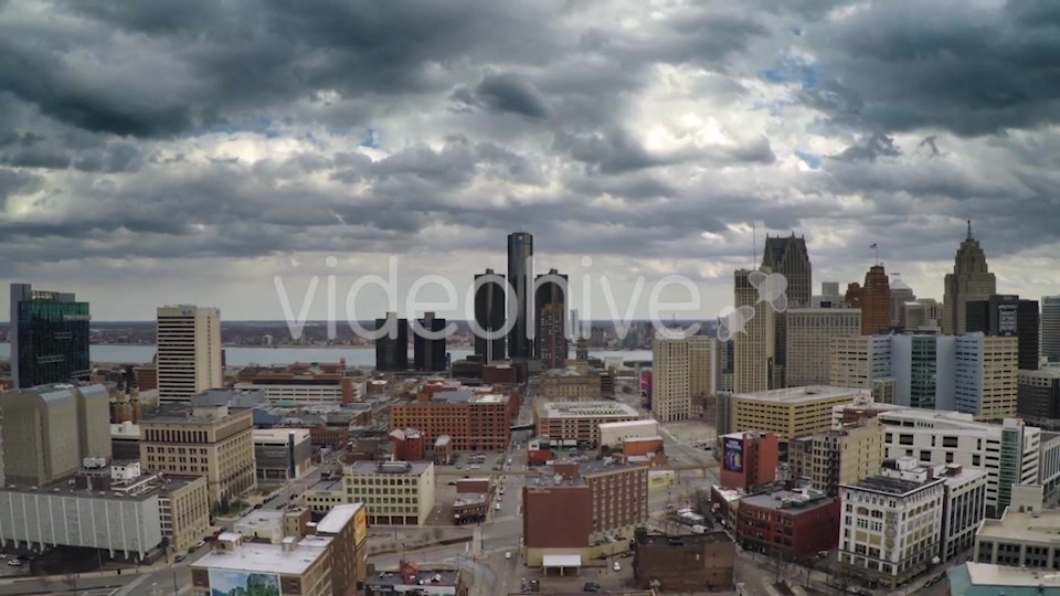 Detroit Aerials  Videohive 11069658 Stock Footage Image 8