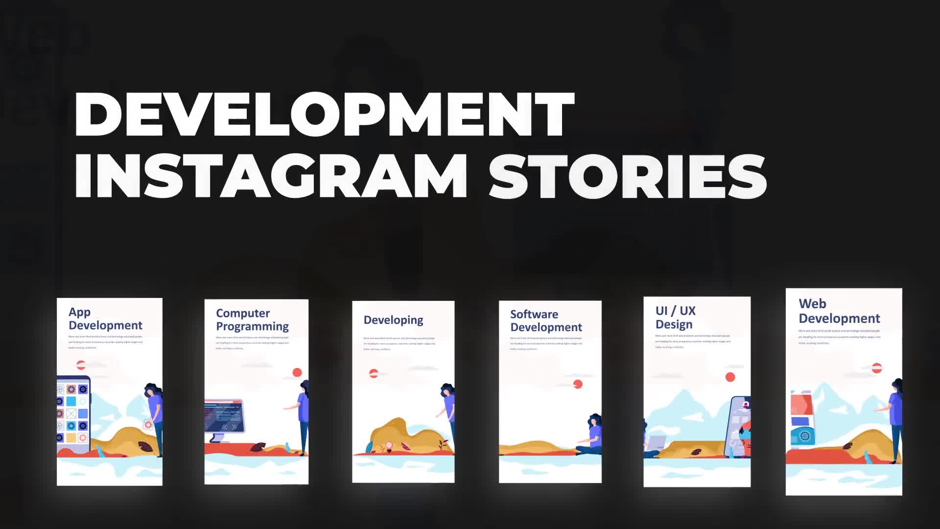Development Instagram Stories Videohive 30335657 Premiere Pro Image 1