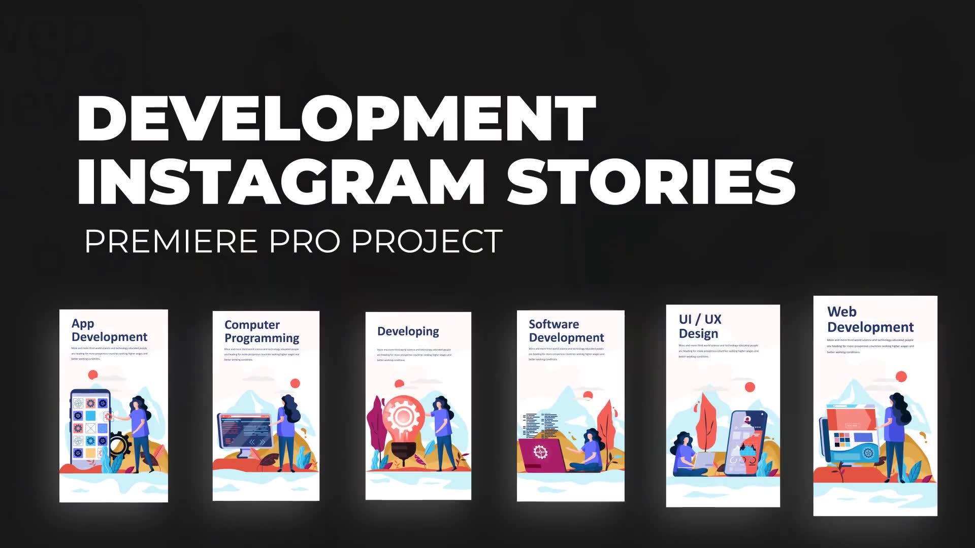 Development Instagram Stories Videohive 30335657 Premiere Pro Image 3