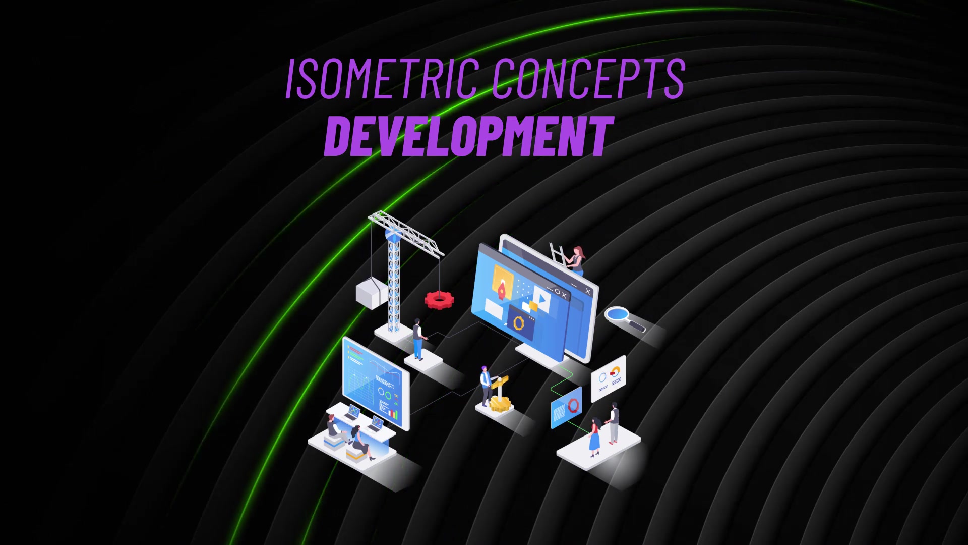 Development Isometric Concept Videohive 31223683 After Effects Image 4