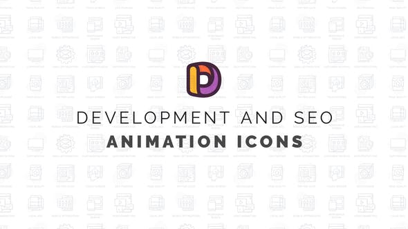 Development & Seo Animation Icons - Videohive 34567563 Download