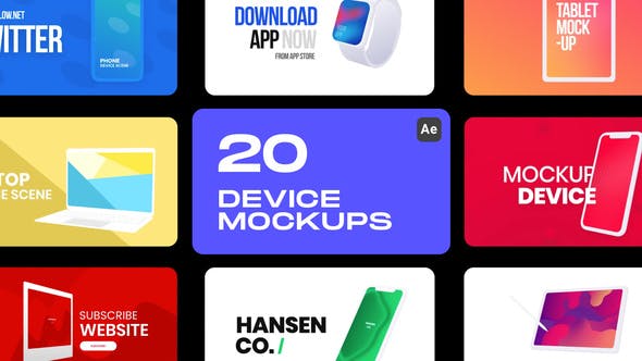 Device Mockups - 33121365 Download Videohive