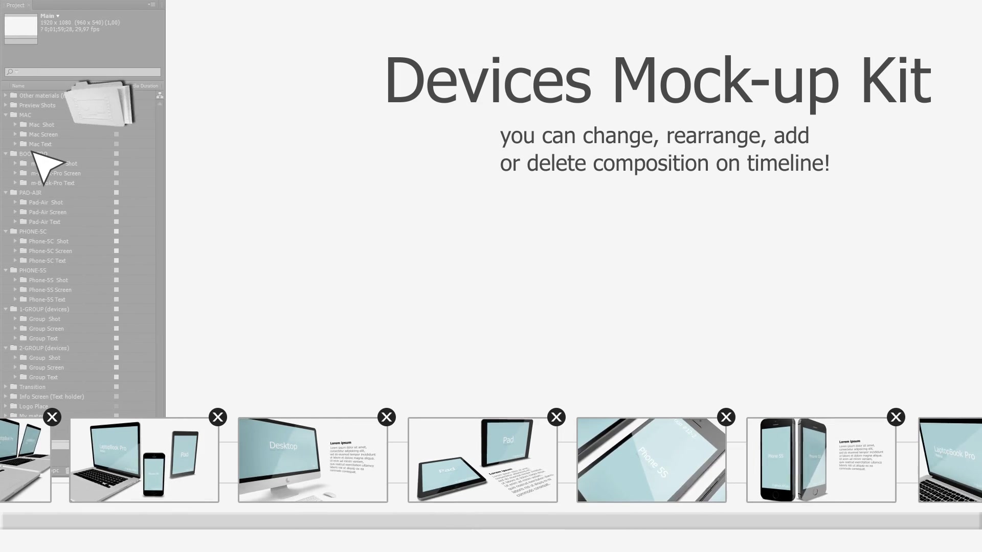 Devices Mock up Kit - Download Videohive 7129058