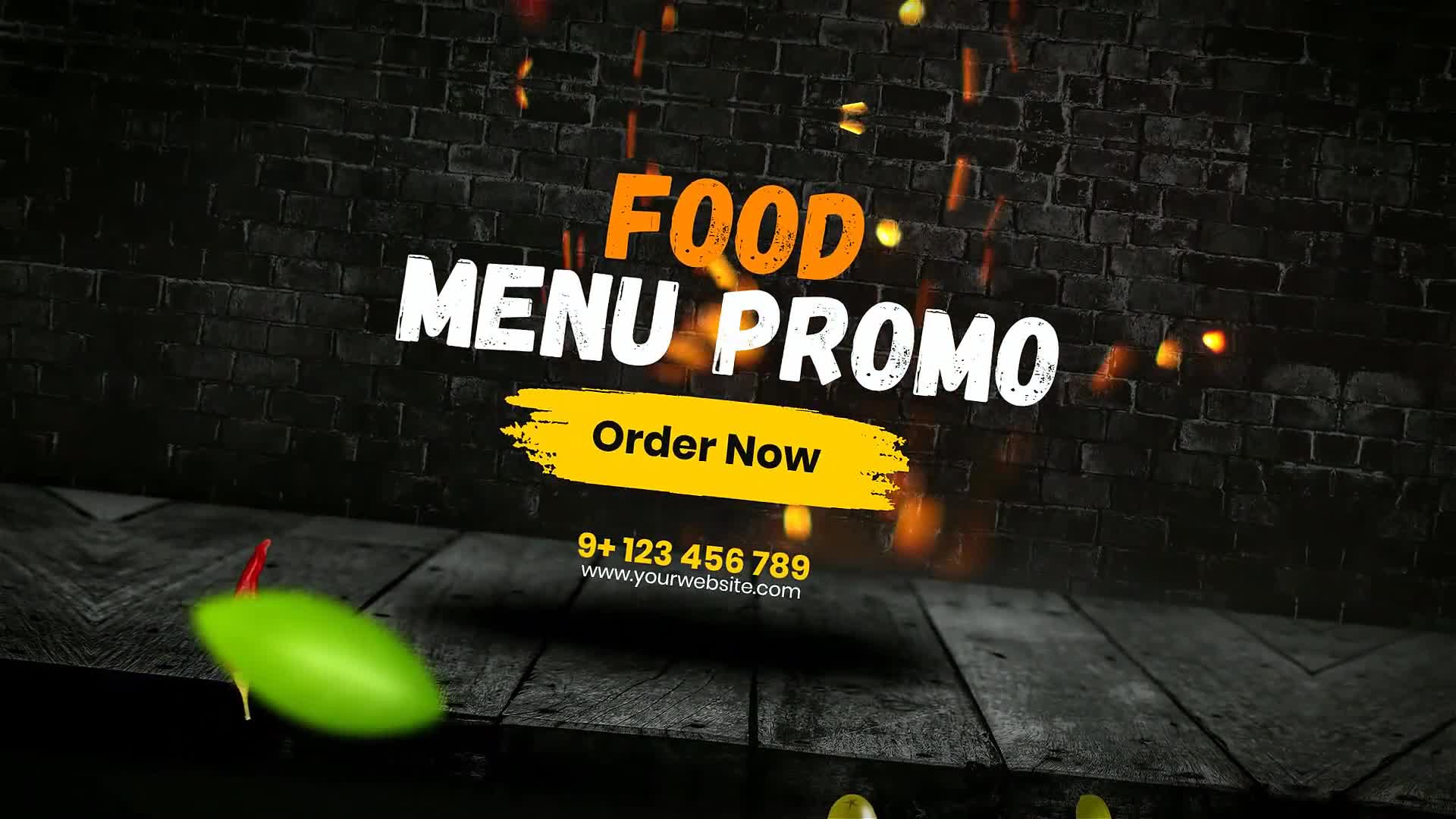 Devils Grill Menu Promo Videohive 33306024 After Effects Image 1