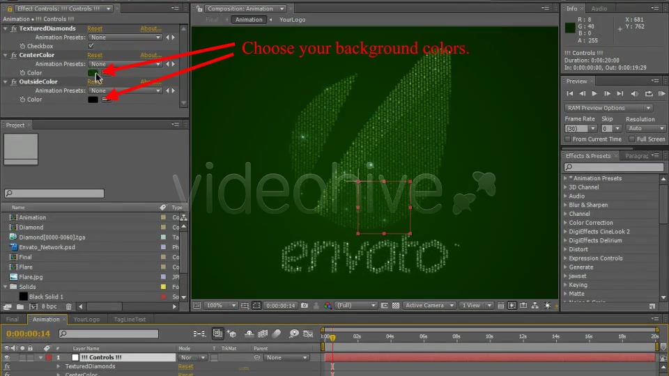 Diamonds Logo Creating - Download Videohive 1500870