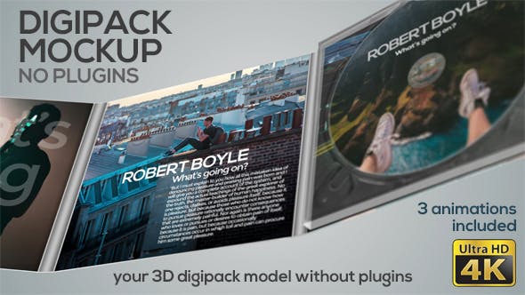 Digipack Mockup No Plugins - Videohive 20367789 Download