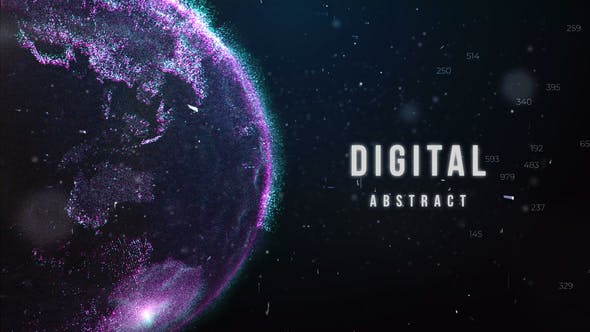 Digital Abstract Opener Titles - 25361934 Videohive Download