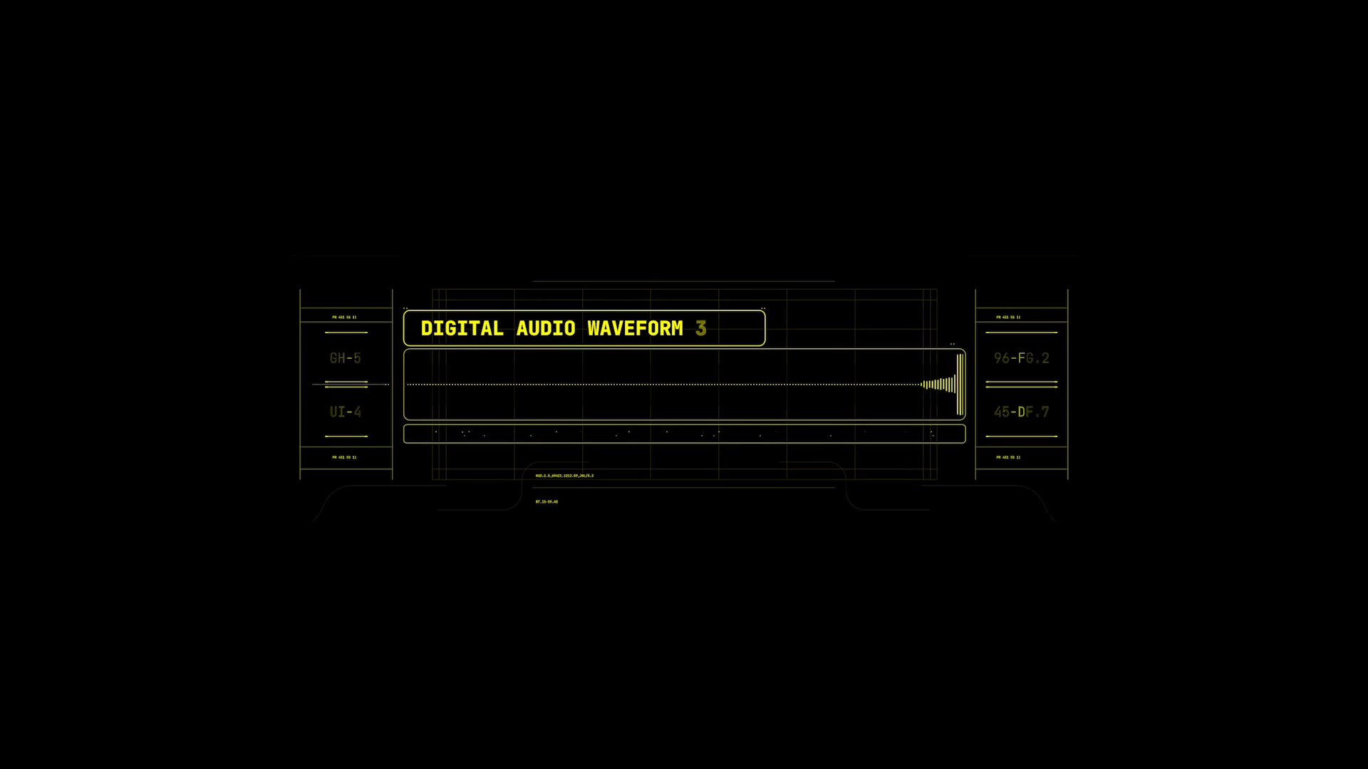 Digital Audio Waveform/ HUD Screens/ UI Display/ Sci Fi Interface/ Hi Tech Titles/ Music Visualizer Videohive 30138008 After Effects Image 6