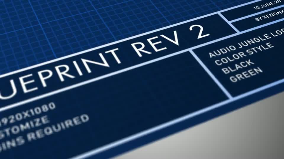 Digital Blueprint Reveal Logo Videohive 27111067 After Effects Image 1