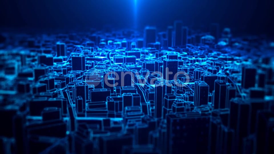 Digital City Light Background - Download Videohive 21582086
