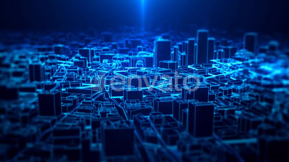 Digital City Light Background - Download Videohive 21582086