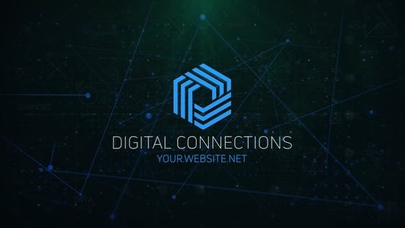 Digital Connections Logo - Download 29340600 Videohive