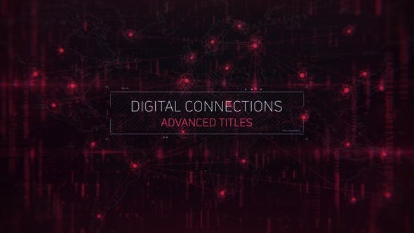 Digital Connections Titles - 32609614 Videohive Download
