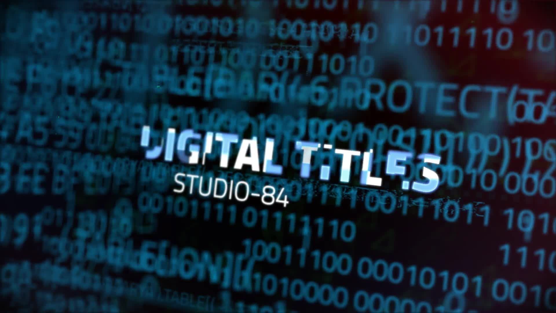Digital Core Titles Videohive 24370495 After Effects Image 1