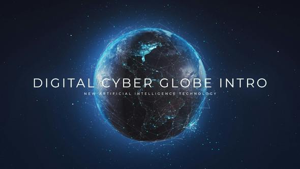Digital Cyber Globe Intro - Download Videohive 43749843
