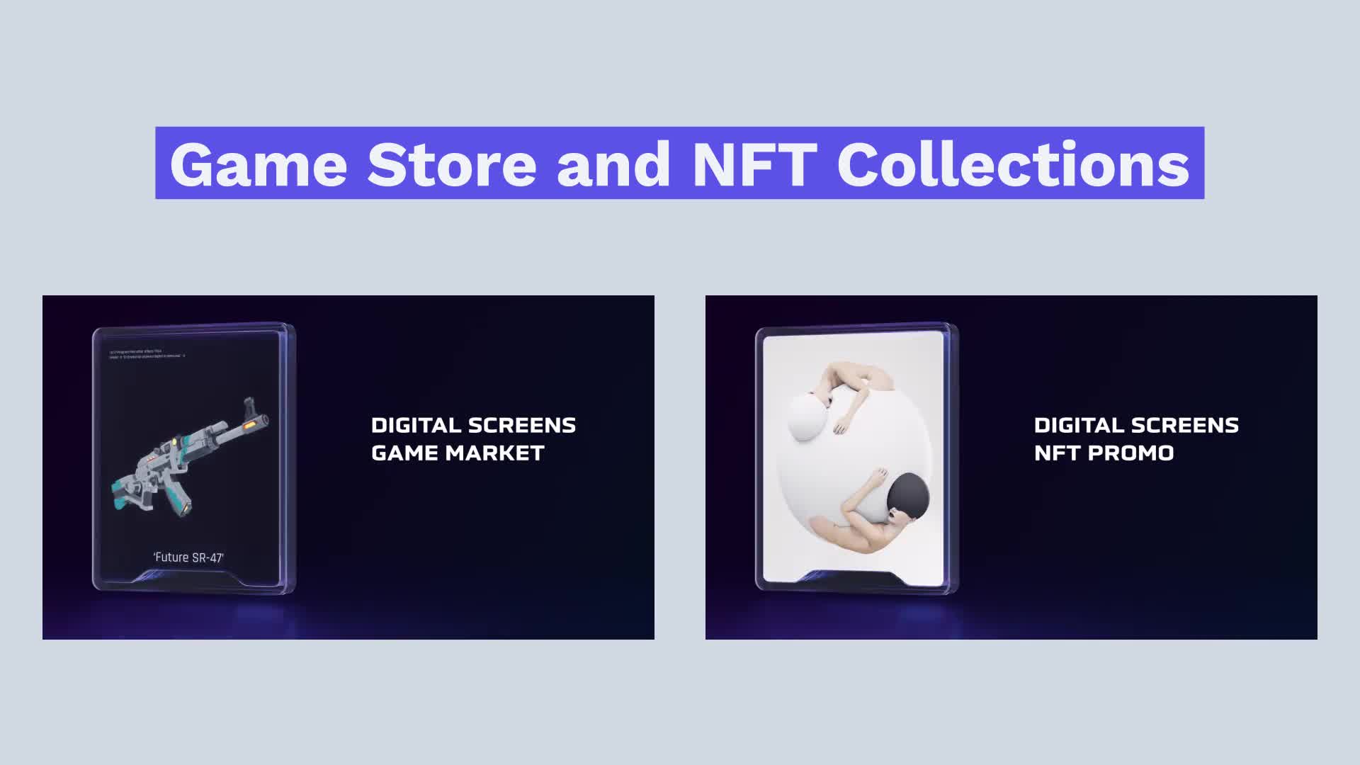 Digital Displays Game Store and NFT Collection Promo Videohive 36320017 After Effects Image 1
