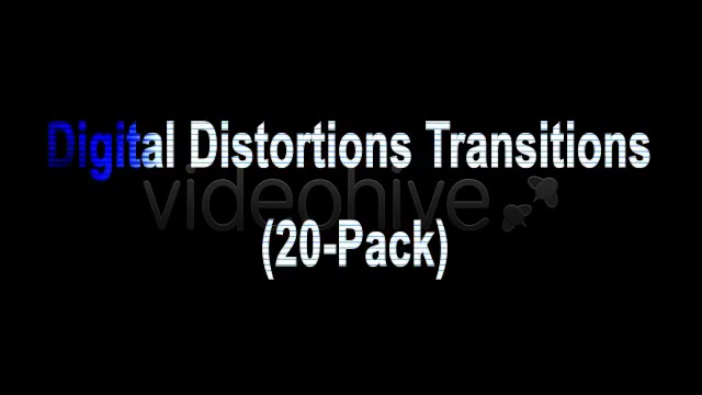 Digital Distortions Transitions (20 Pack) - Download Videohive 4300044