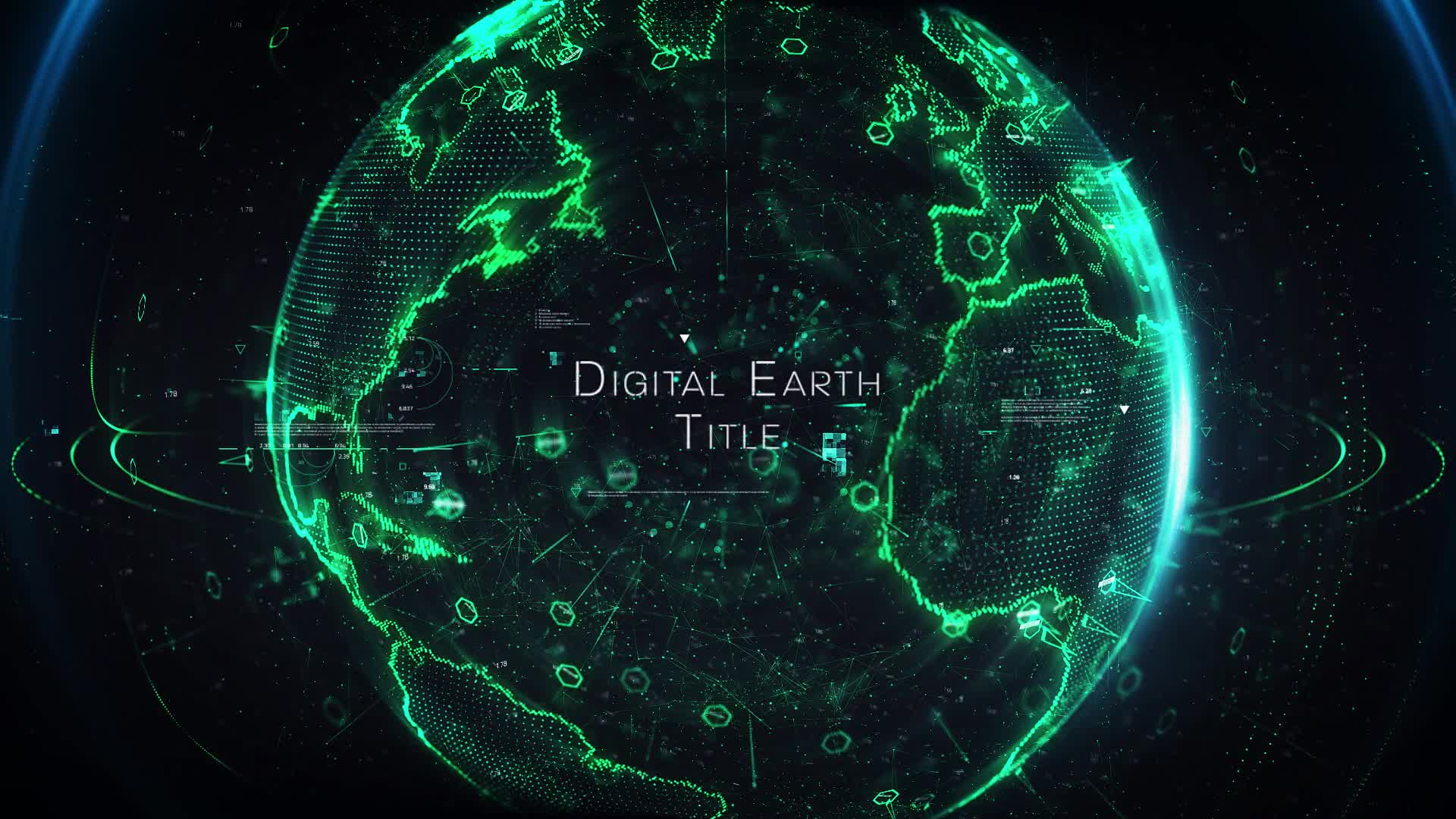 Digital Earth Title - Download Videohive 20078736