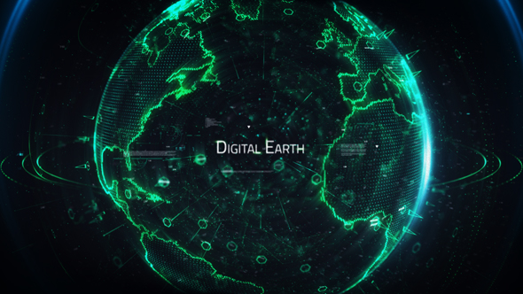 Digital Earth Title - Download Videohive 20078736