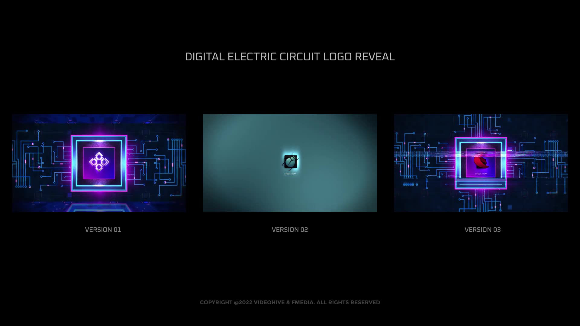 Digital Electric Circuit Logo Reveal Videohive 36085463 After Effects Image 2
