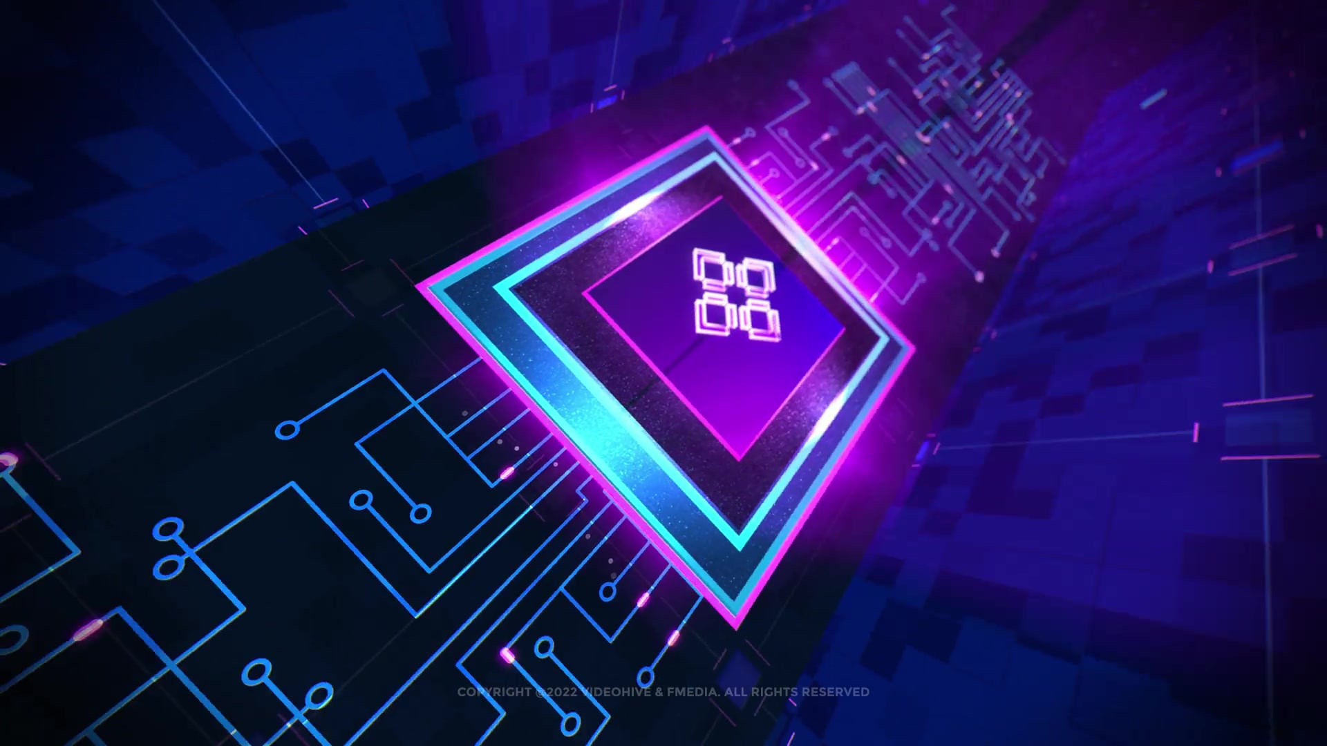 Digital Electric Circuit Logo Reveal Videohive 36085463 After Effects Image 4