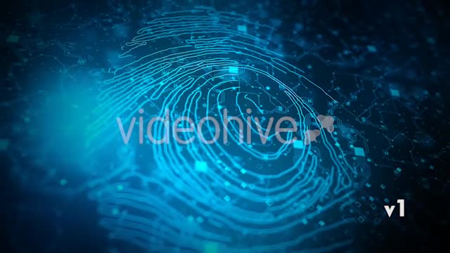 Digital Fingerprint Artificial Intelligence Network Connection - Download Videohive 21073866