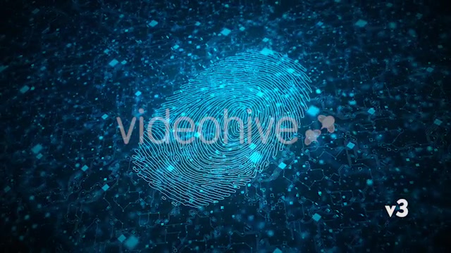 Digital Fingerprint Artificial Intelligence Network Connection - Download Videohive 21073866