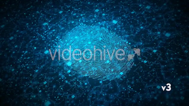 Digital Fingerprint Artificial Intelligence Network Connection - Download Videohive 21073866